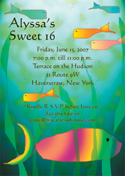 Sweet Fifteen Invitation