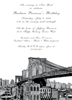 Brooklyn Theme Invitations